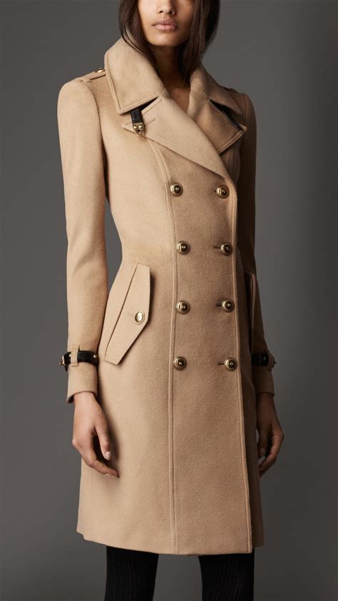 burberry wool coat womens|Burberry wool coat outlet.